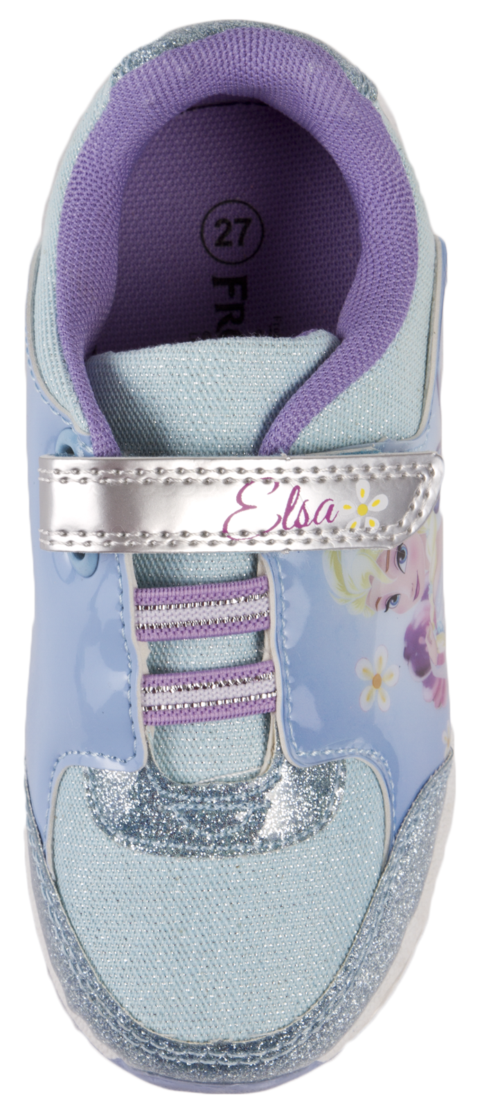 Girls Frozen Elsa Olaf Glitter Trainers Character Sports Shoes Kids